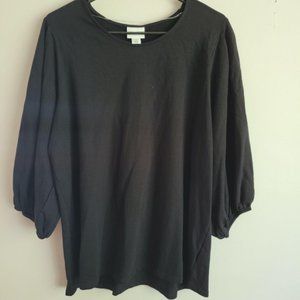 Ava & Viv Long Sleeve Black Sweater